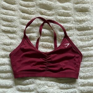 Gymshark Deep Red Sports Bra
